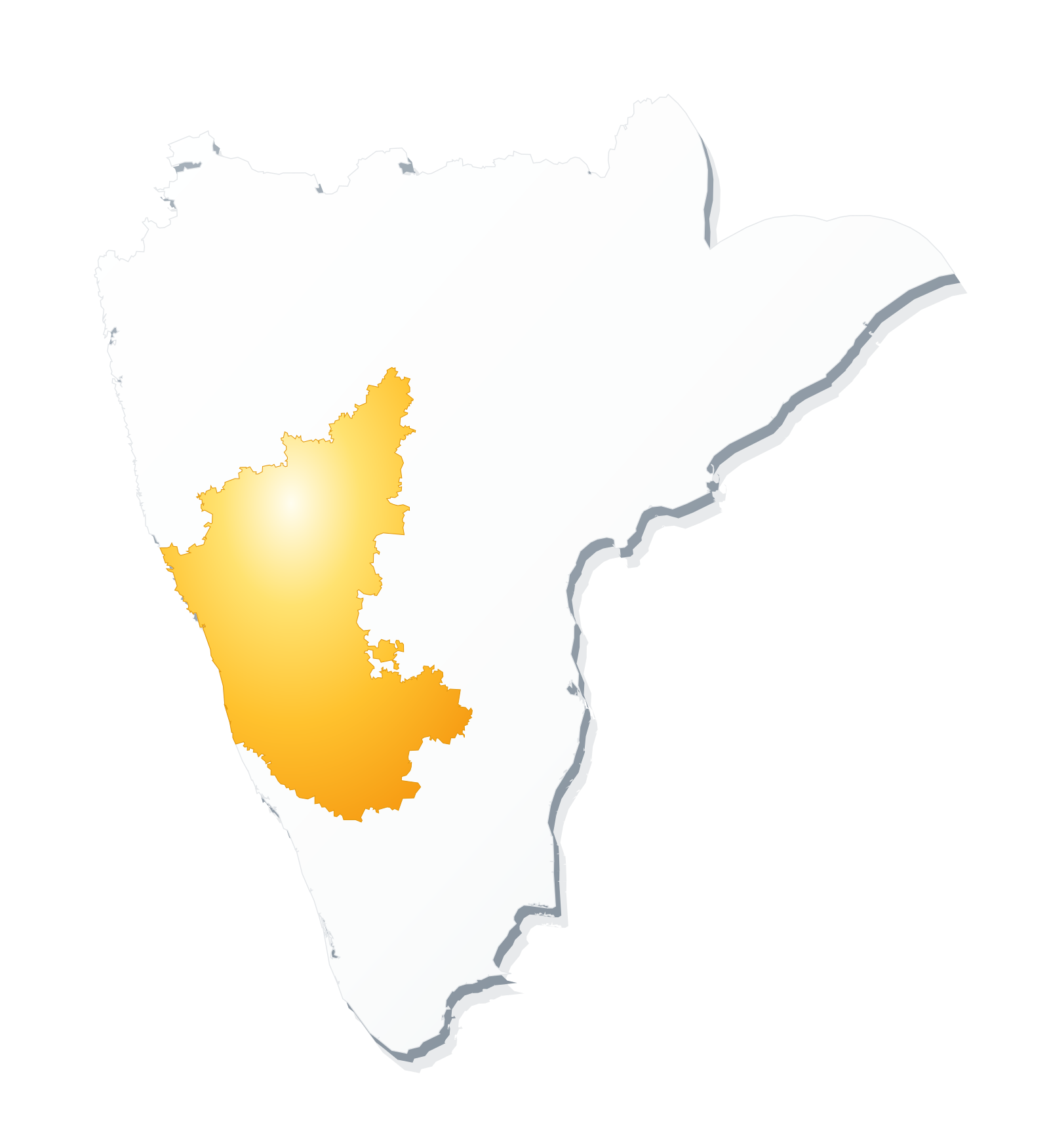 Karnataka & Goa map